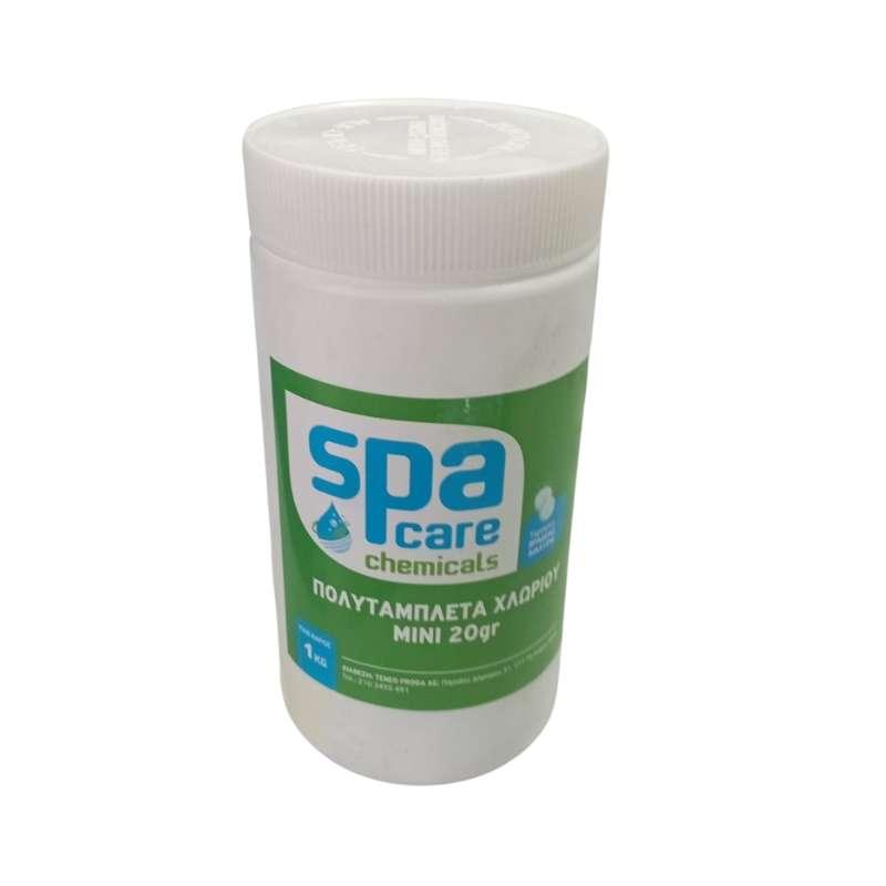 SPACARE MULTI 20GR. Πολυταμπλέτα χλωρίου για χρήση σε μικρές πισίνες